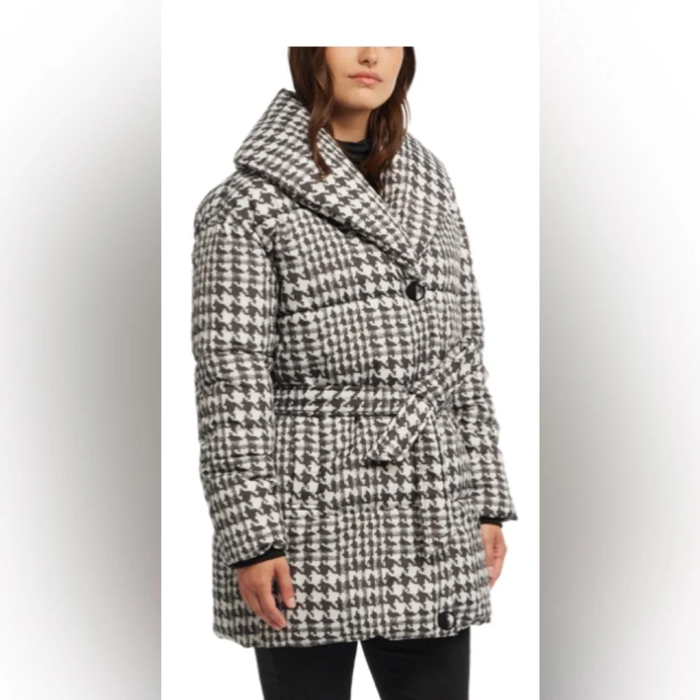 Badgley Mischka Yoko Shawl Collar Puffer Jacket NWT - Picture 15 of 15